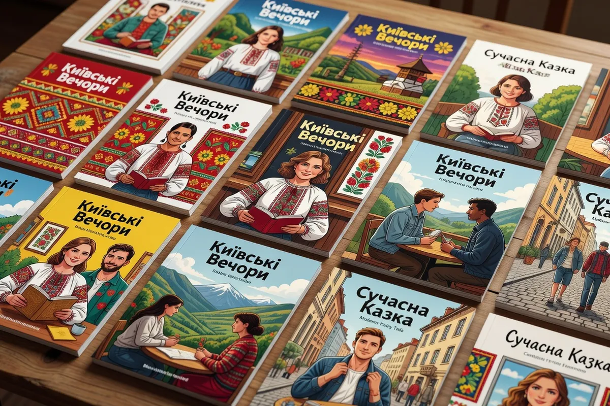 Planches de bande dessinée ukrainienne exposées en librairie