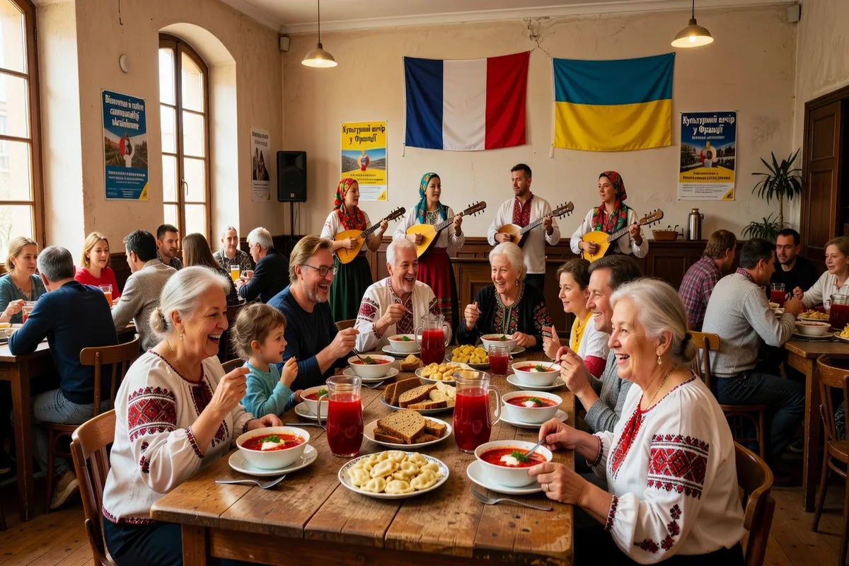 Atelier broderie vyshyvanka et événement communautaire ukrainien à Marseille