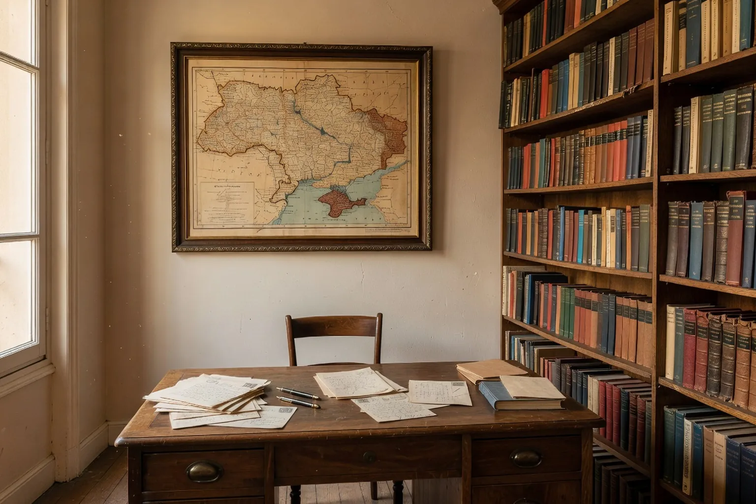 Bureau d'association communautaire ukrainienne a Paris