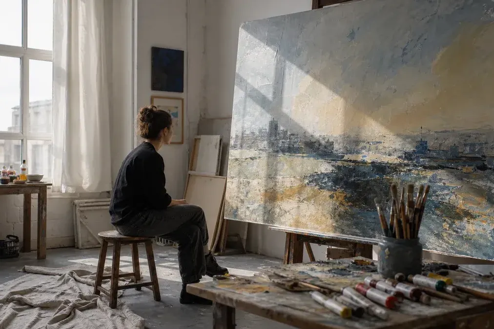 Atelier de peinture contemporaine à Kyiv