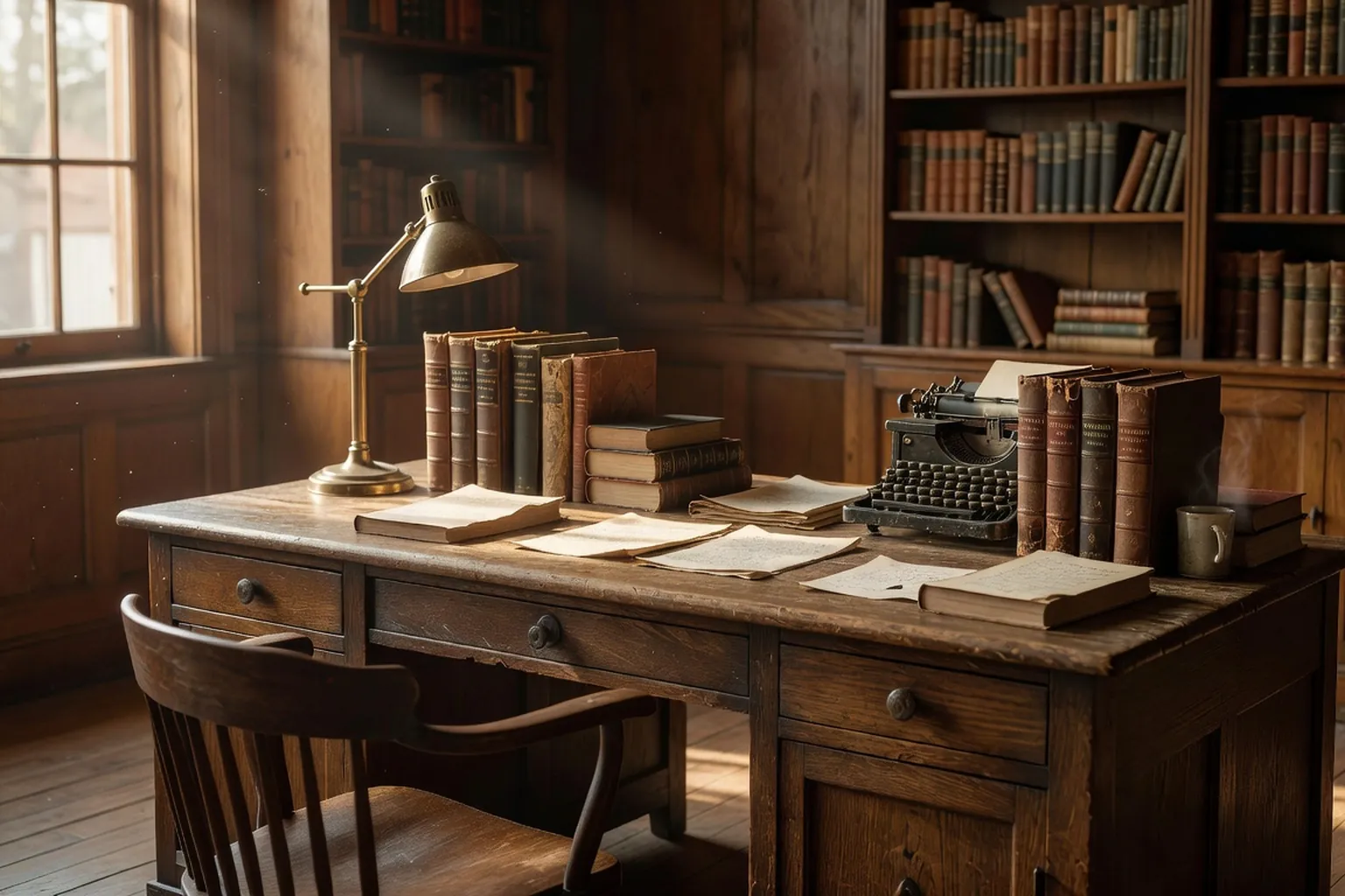 Salle de redaction, livres et cahiers — magazine editorial We Are Ukraine